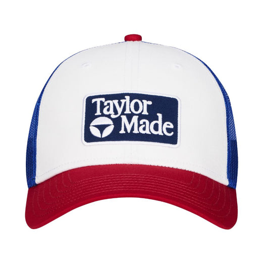 TaylorMade Radar Trucker Hat 2026 - Red / White / Blue Red / White / Blue