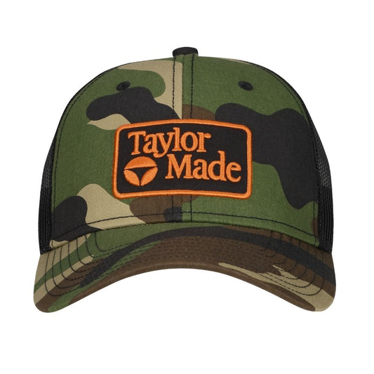 TaylorMade Radar Trucker Hat 2026 - Green / Camo / Black Green / Camo / Black