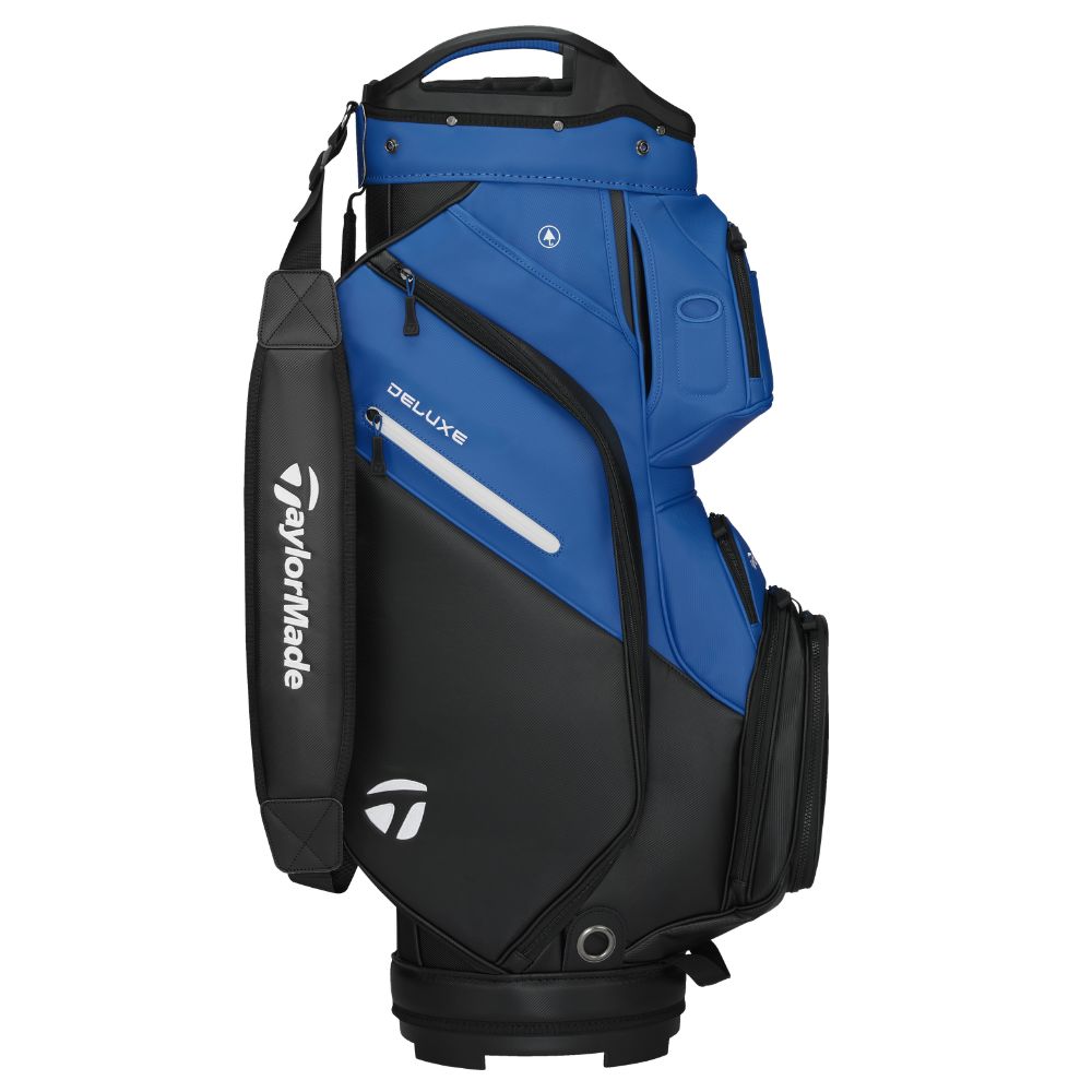 TaylorMade Deluxe Cart Bag 2026 - Black / Blue