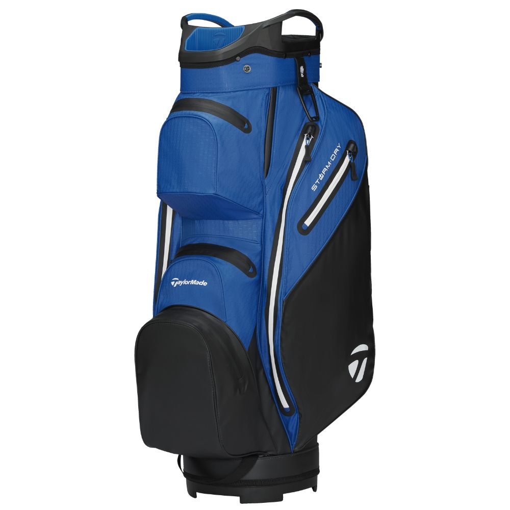 TaylorMade Storm Dry Golf Cart Bag 2026 - Black / Blue Black / Blue