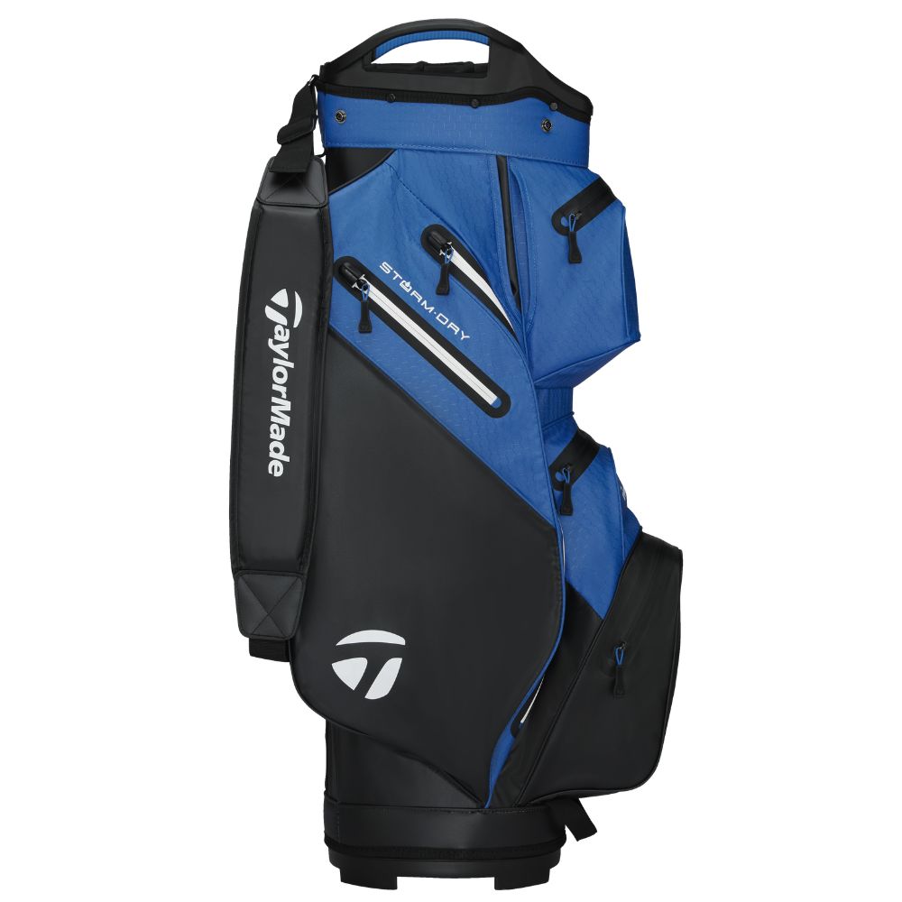 TaylorMade Storm Dry Golf Cart Bag 2026 - Black / Blue