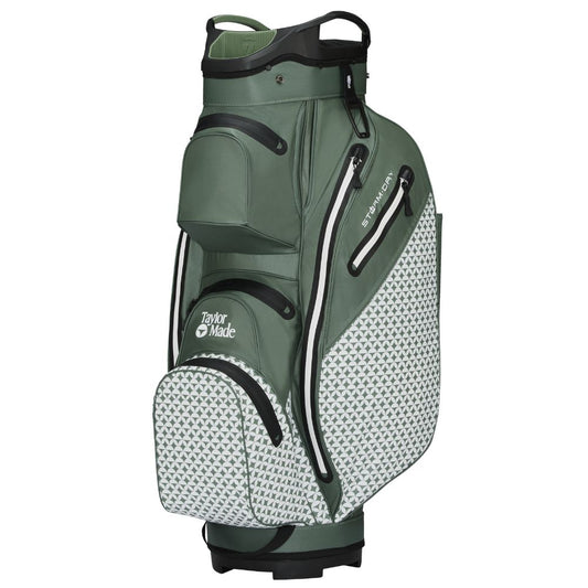 TaylorMade Storm Dry Golf Cart Bag 2026 - Heritage lcon / Dark Sage