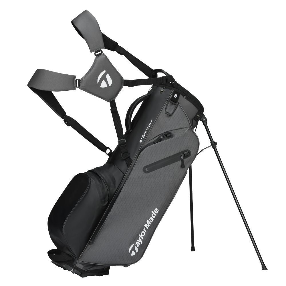 TaylorMade Storm Dry Golf Stand Bag 2026 - Grey / Black Grey / Black