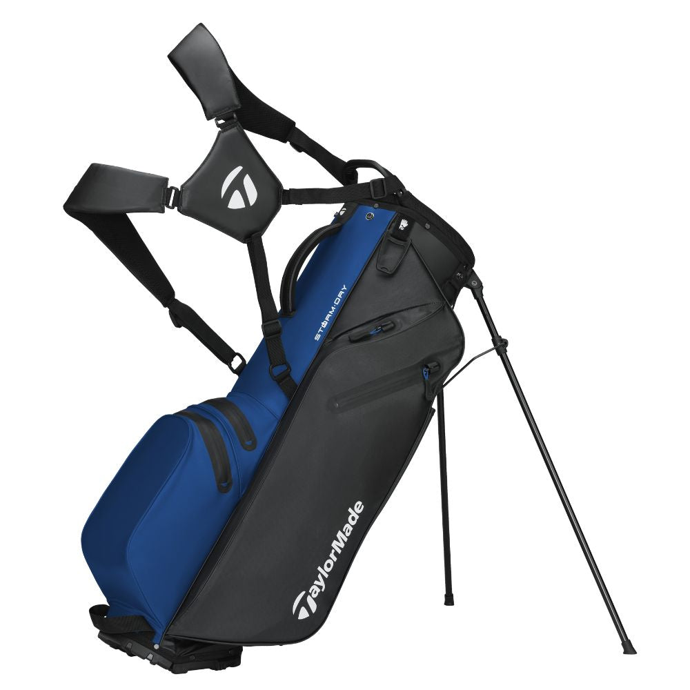 TaylorMade Storm Dry Golf Stand Bag 2026 - Black / Blue Black / Blue