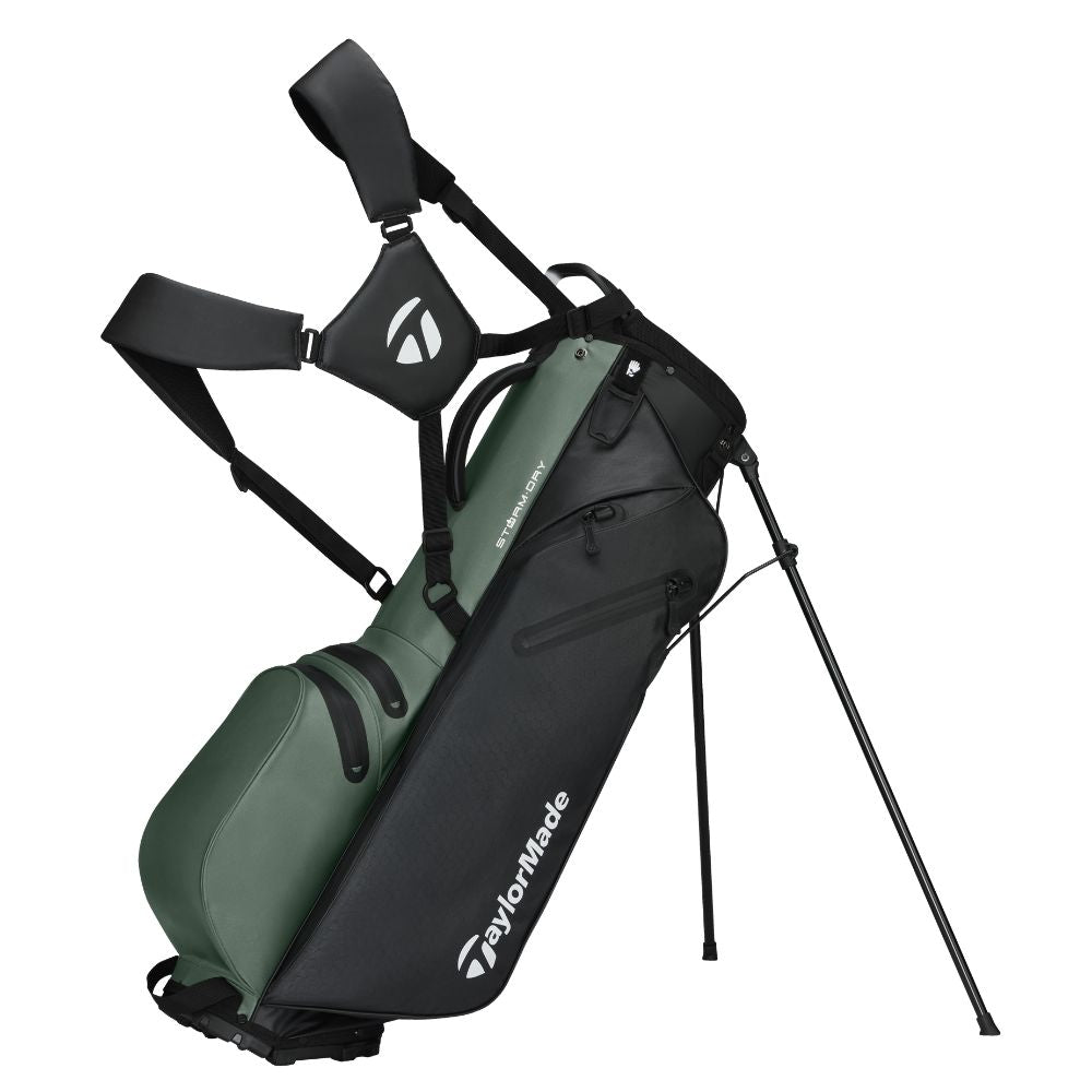 TaylorMade Storm Dry Golf Stand Bag 2026 - Black / Dark Sage Black / Dark Sage