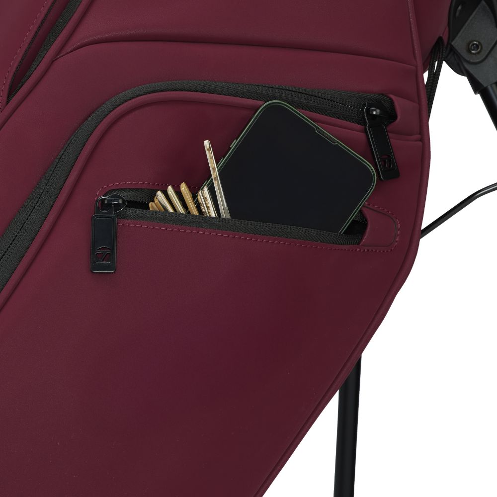 TaylorMade Signature M4 Stand 4 Way Top Golf Bag 2026 - Burgundy