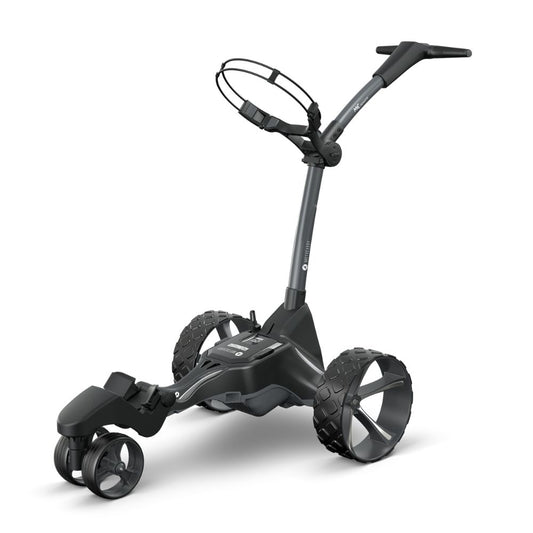 Motocaddy ME Remote Control Ultra Electric Golf Trolley 2025 Umbrella Holder