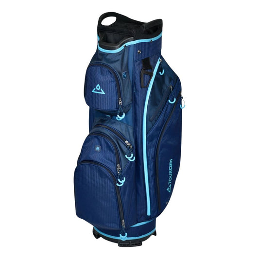 Masters Tourdri Golf Cart Bag - Navy / Aqua Blue Navy / Aqua Blue