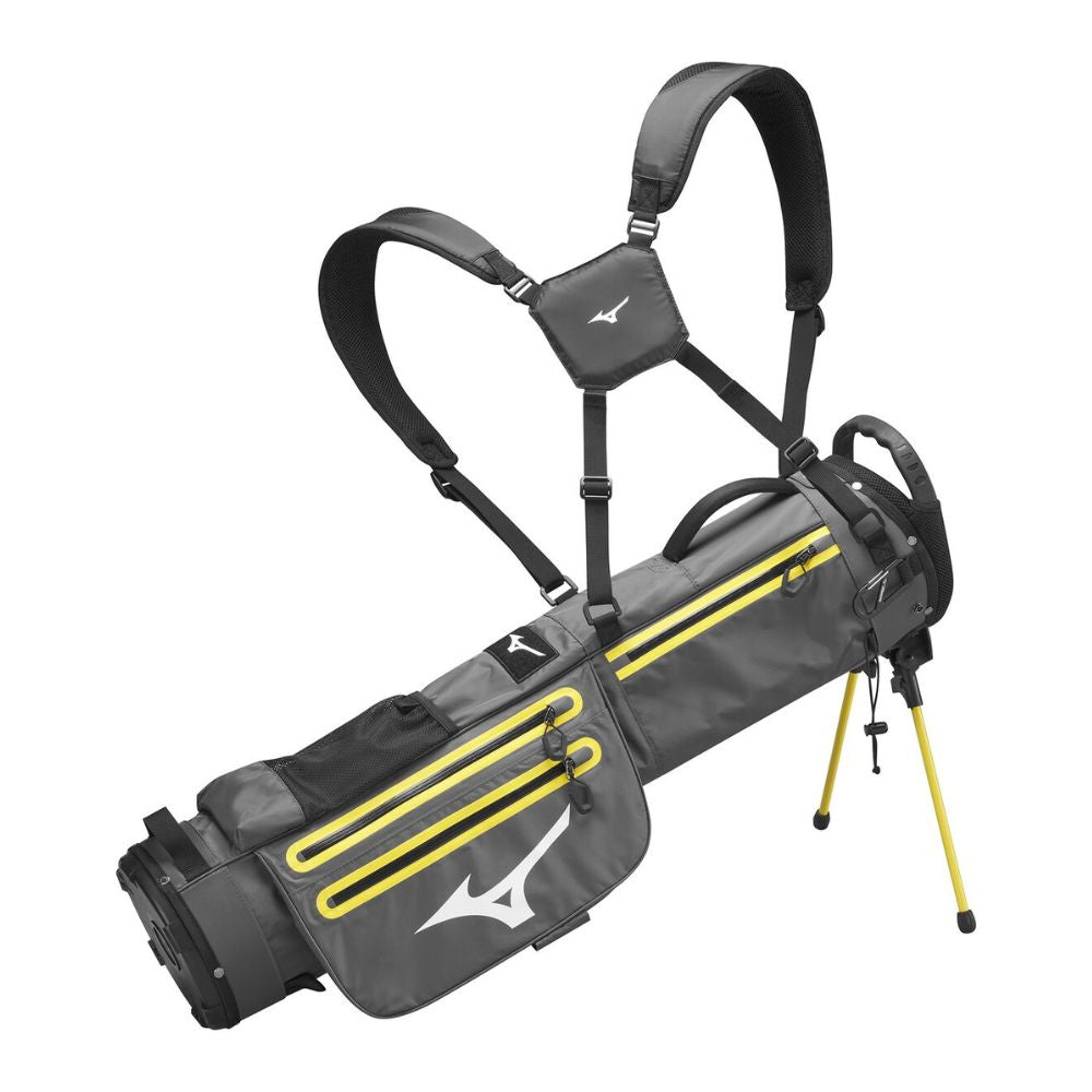 Mizuno BR-D2 Golf Stand Bag 2026 - Grey / Yellow Grey / Yellow
