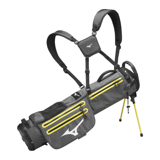 Mizuno BR-D2 Golf Stand Bag 2026 - Grey / Yellow Grey / Yellow