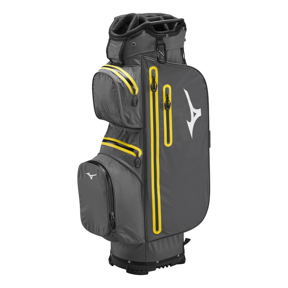 Mizuno BR-DRI Golf Cart Bag 2026 - Grey / Yellow Grey / Yellow