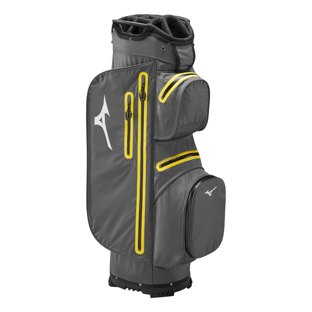 Mizuno BR-DRI Golf Cart Bag 2026 - Grey / Yellow