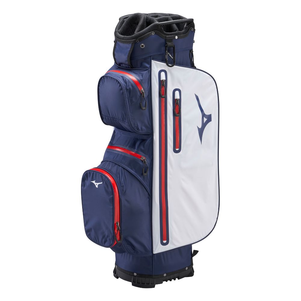 Mizuno BR-DRI Golf Cart Bag 2026 - Navy / Red Navy / Red