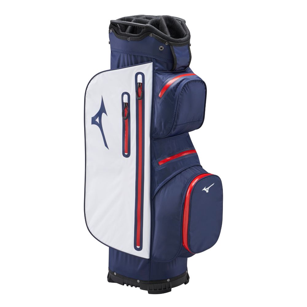 Mizuno BR-DRI Golf Cart Bag 2026 - Navy / Red