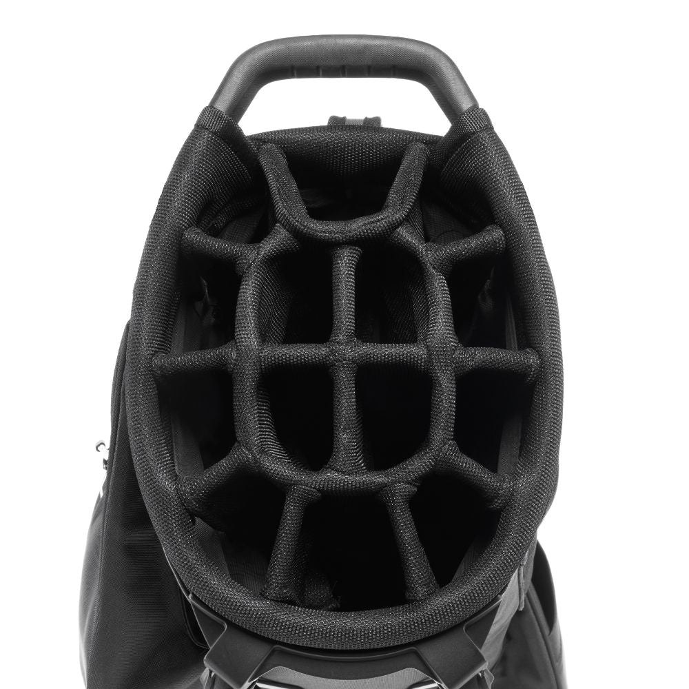 Mizuno BR-DX Golf Hybrid Stand Bag 2026 - Black / White