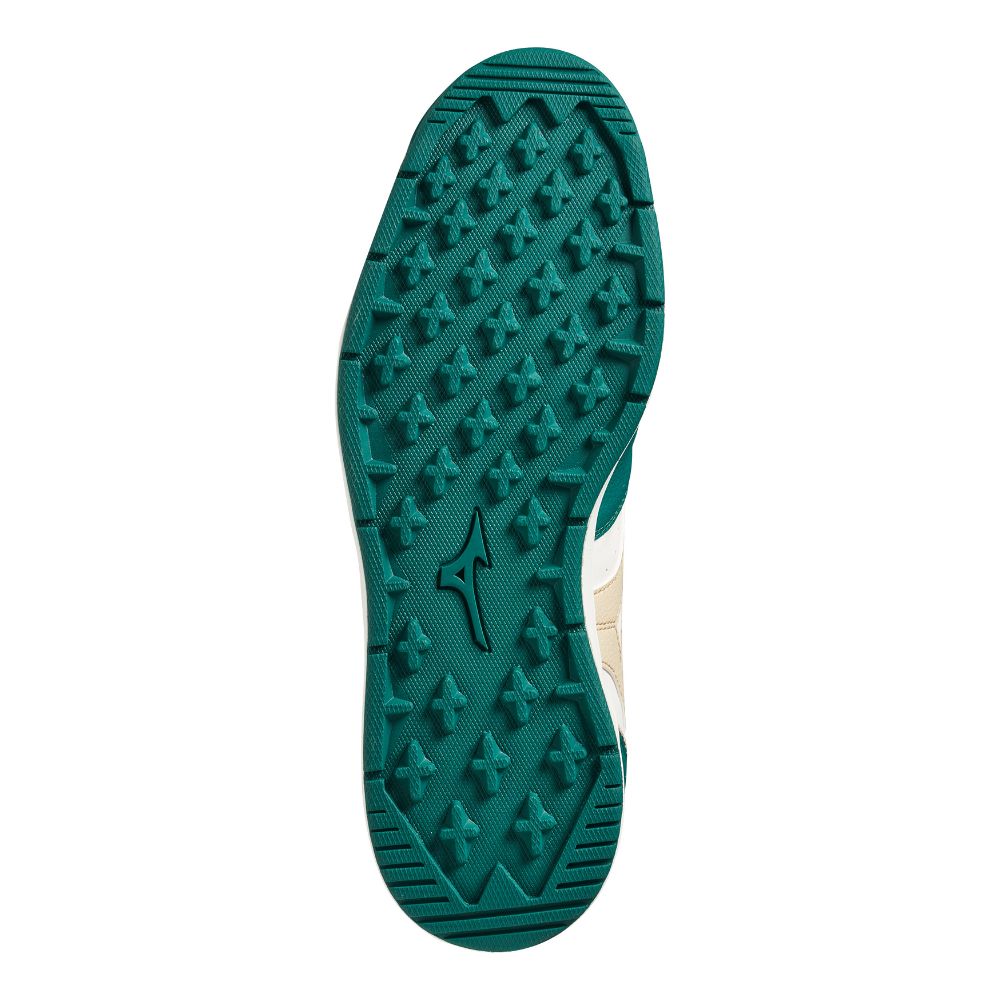 Mizuno City Wind Spikeless Golf Shoe - Alpine Green / Pale Khaki / Snow White