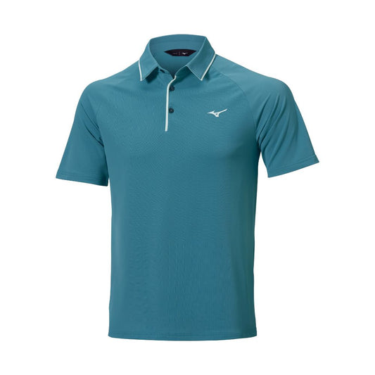 Mizuno Classic Piqué Short Sleeve Golf Polo Shirt 2026 - Larkspur Lava Smoke M