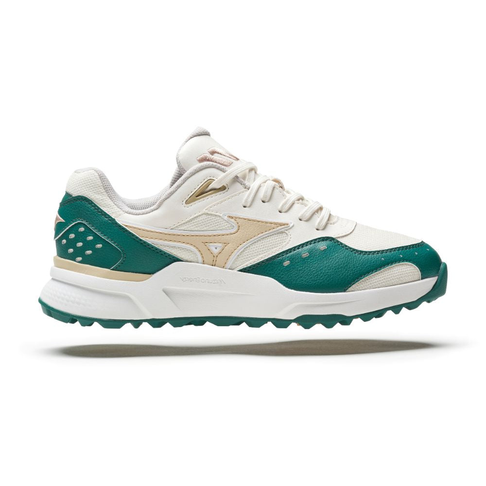Mizuno Contender Spikeless Golf Shoe - Alpine Green / Pale Khaki / Snow White Alpine Green / Pale Khaki / Snow White 8