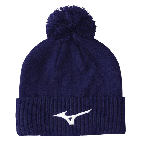 Mizuno Crested Bobble Hat - Navy