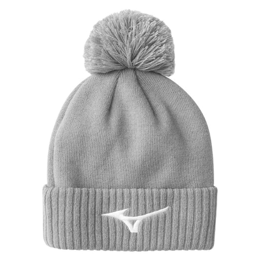 Mizuno Crested Bobble Hat - Grey Grey