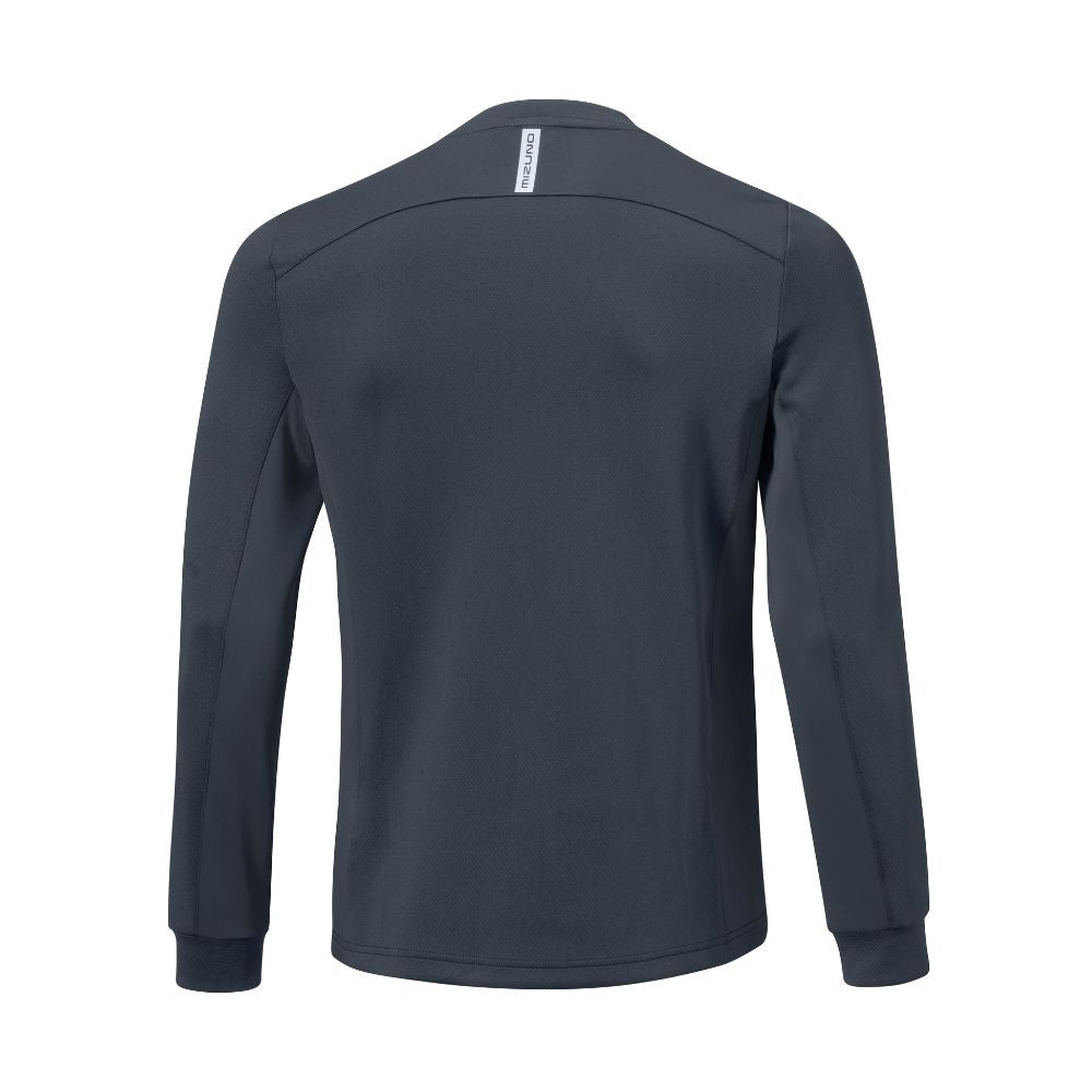 Mizuno G-Style Long Sleeve Golf Crew Neck 2.0 2026 - Lava Smoke