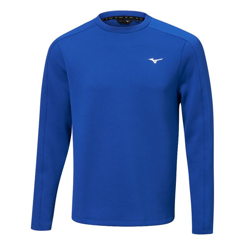 Mizuno G-Style Mens Crew Neck Golf Top 2025 - Blue Surf The Web M