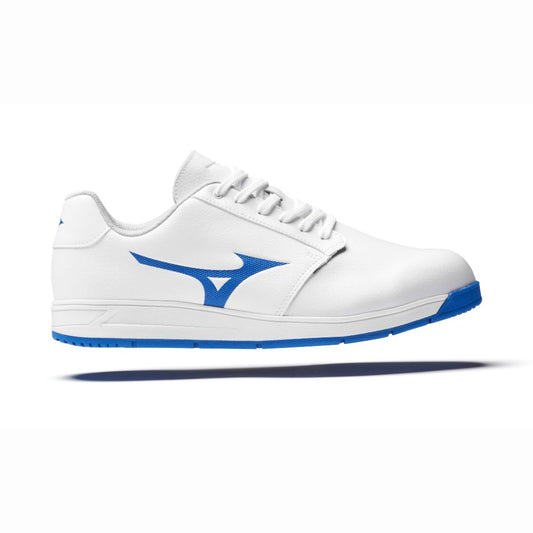 Mizuno G-Style Spikeless Golf Shoes 2025 - White / Baseball Blue White / Baseball Blue 8