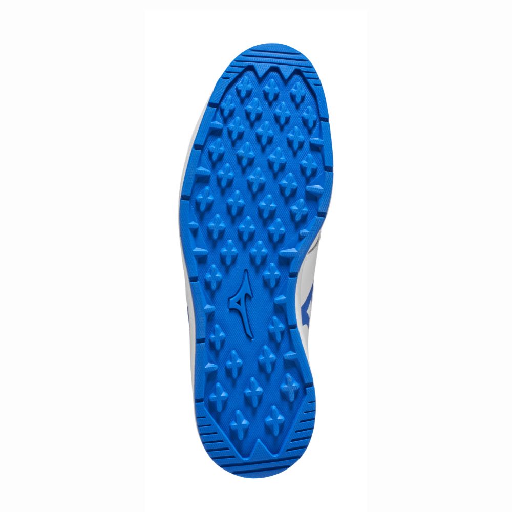 Mizuno G-Style Spikeless Golf Shoes 2025 - White / Baseball Blue