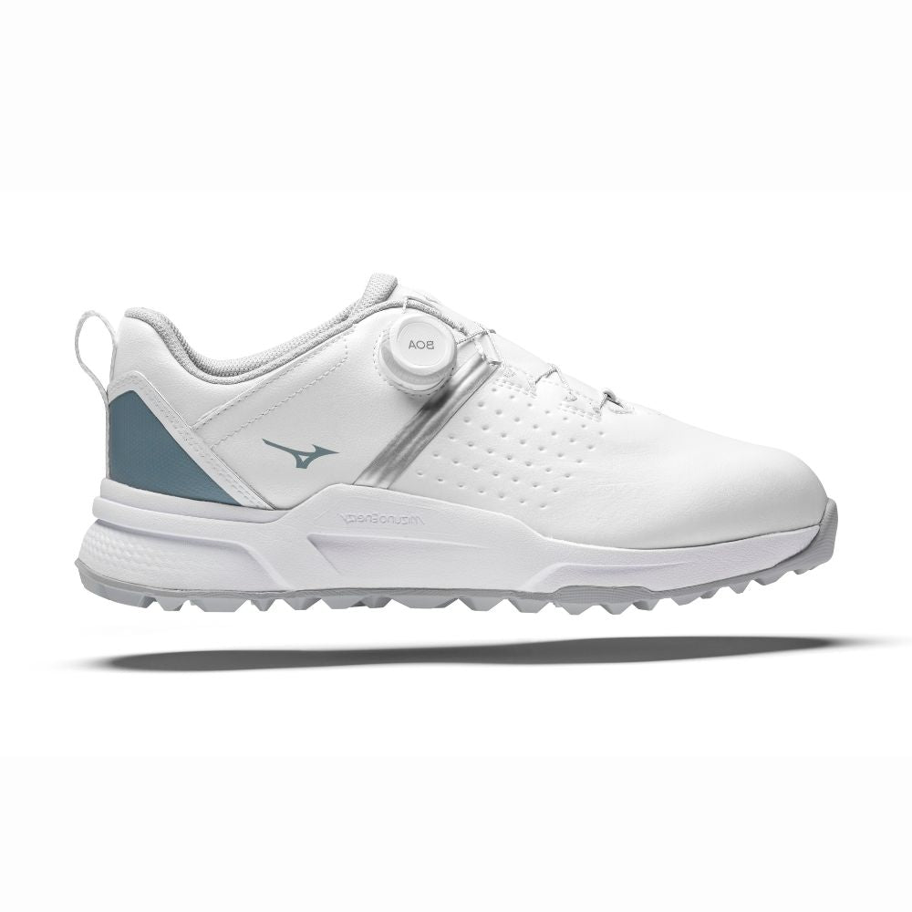 Mizuno Hazard Enerzy BOA Spikeless Golf Shoes 2025 - Snow White / Citadel Snow White / Citadel 8