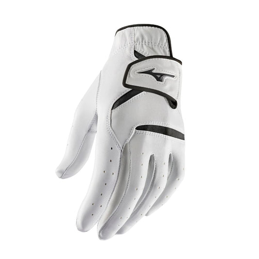 Mizuno JPX Leather Golf Glove - White White S Left Hand (Right Hand Golfer)