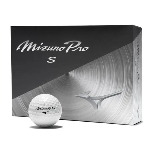Mizuno Pro S Tour Golf Balls 2025 - White White