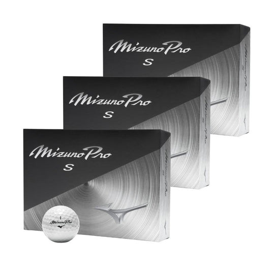 Mizuno Pro S Tour Golf Balls - White 3 For 2 OFFER White