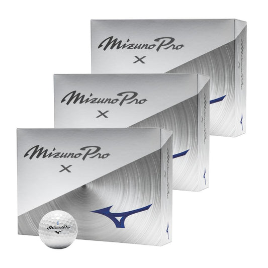 Mizuno Pro X Golf Balls - White 3 For 2 OFFER White