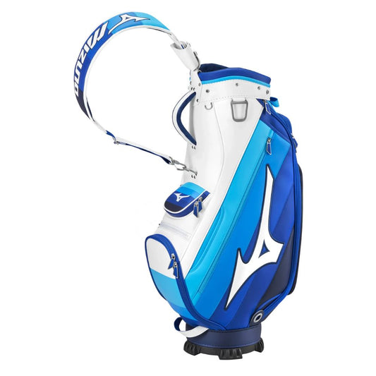 Mizuno Tour Staff Mid Bag 2025 - Staff Colours White / Blue