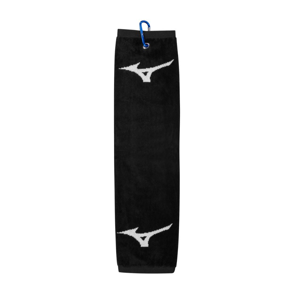 Mizuno Golf RB Tri Fold Golf Towel 2024 - Black   
