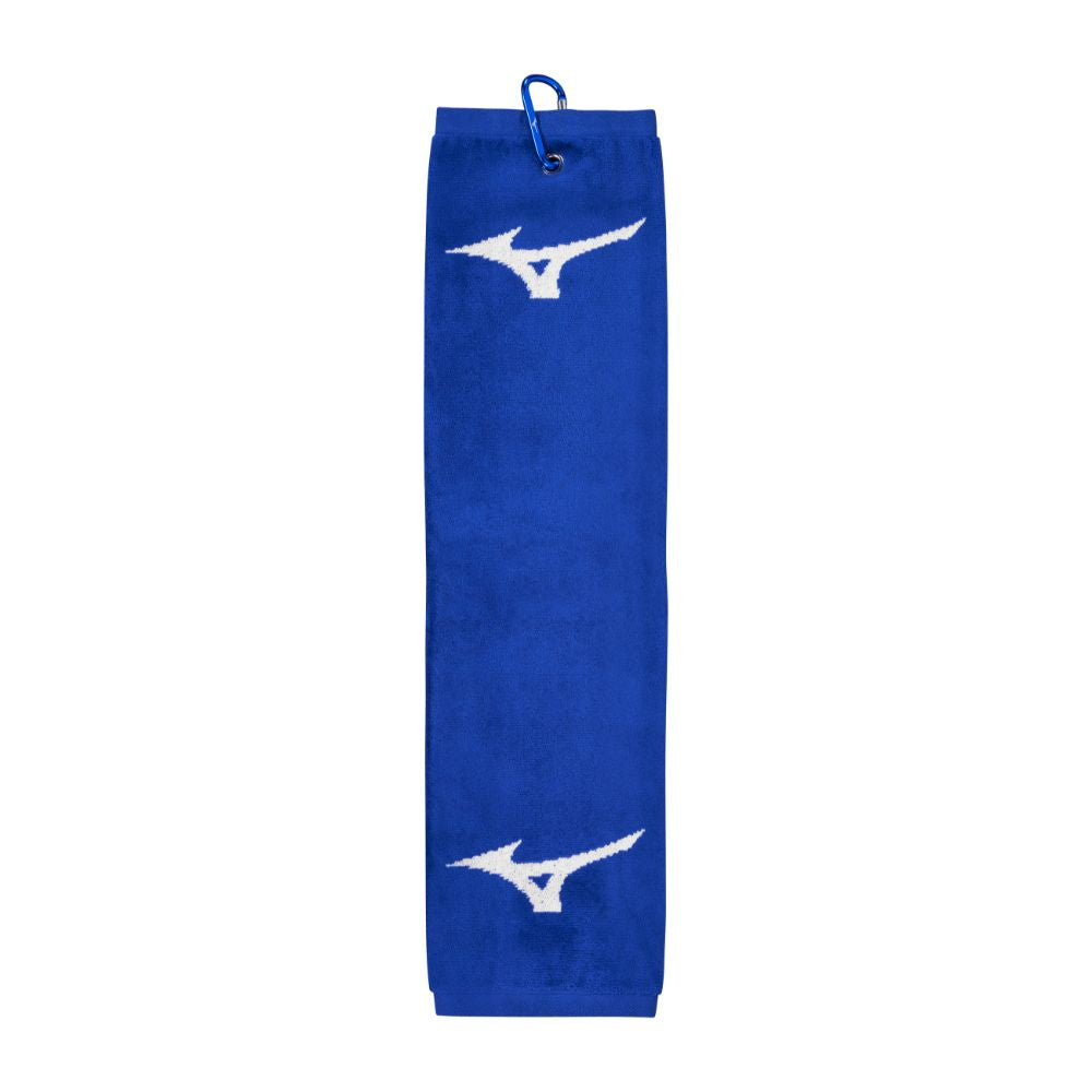Mizuno Golf RB Tri Fold Golf Towel 2024 - Blue White   