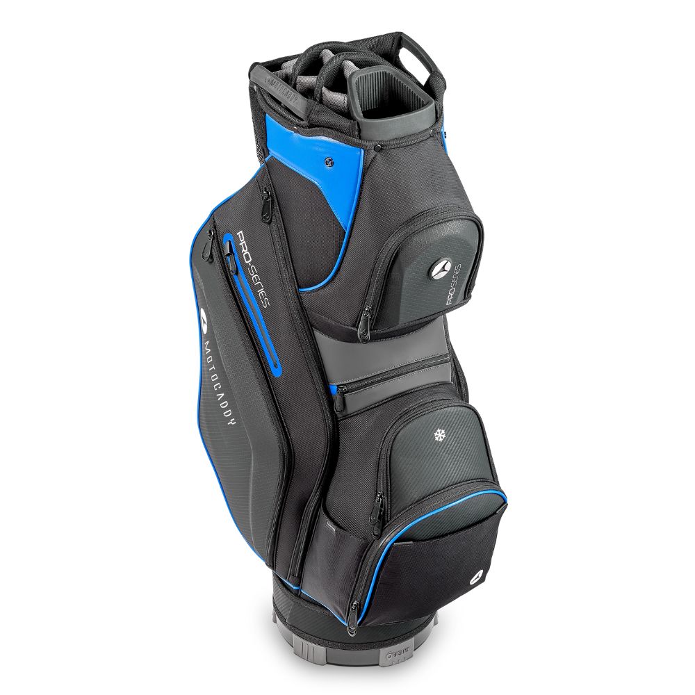 Motocaddy Pro Series Deluxe Golf Cart Bag 2025 - Black / Blue