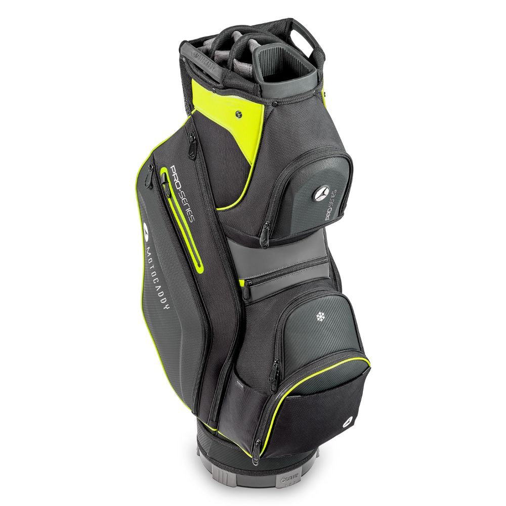Motocaddy Pro Series Deluxe Golf Cart Bag 2025 - Black / Lime