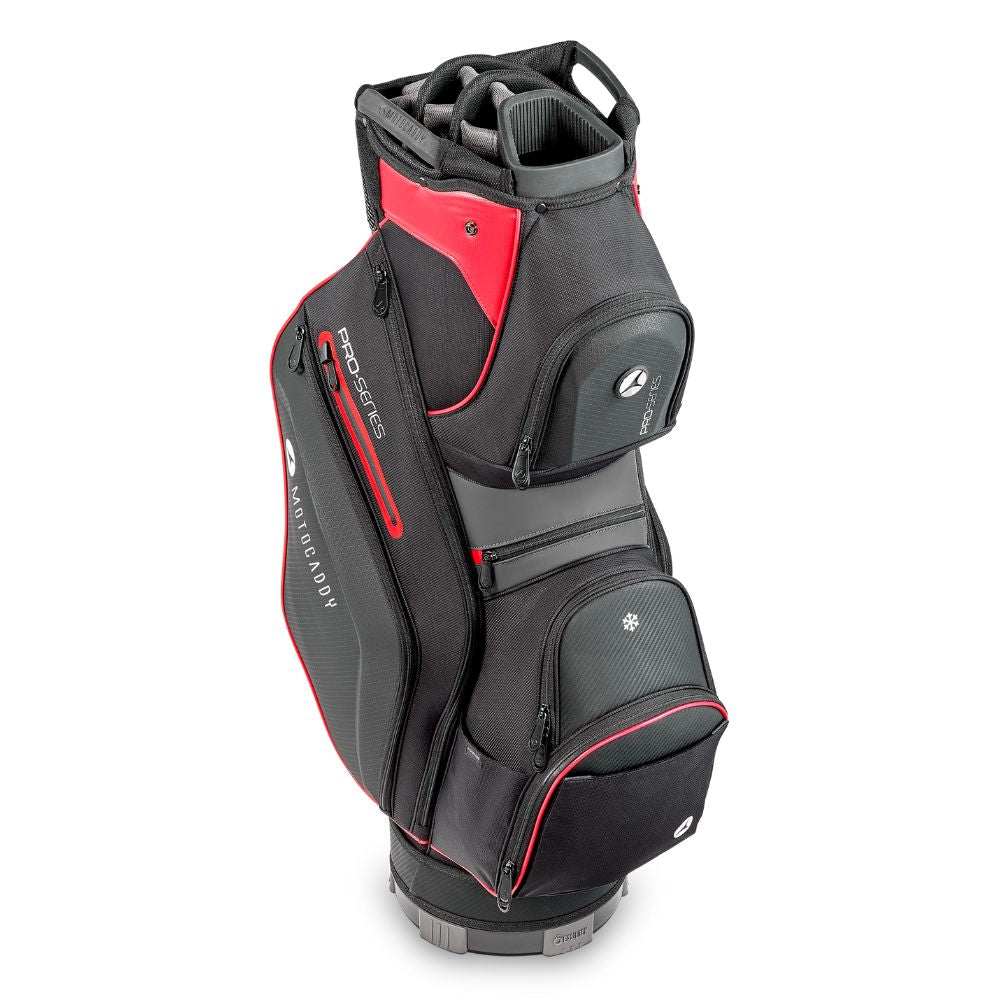 Motocaddy Pro Series Deluxe Golf Cart Bag 2025 - Black / Red