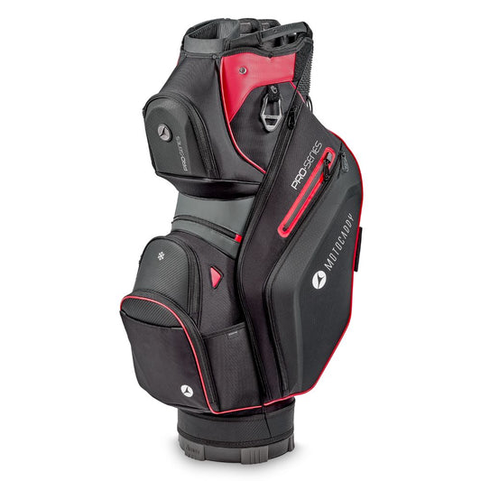 Motocaddy Pro Series Deluxe Golf Cart Bag 2025 - Black / Red Black / Red
