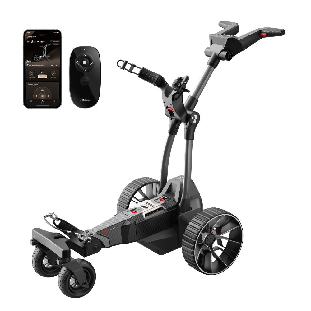 NAVEE Birdie 3X Electric Follow Golf Trolley - 36 Hole Battery - PREORDER