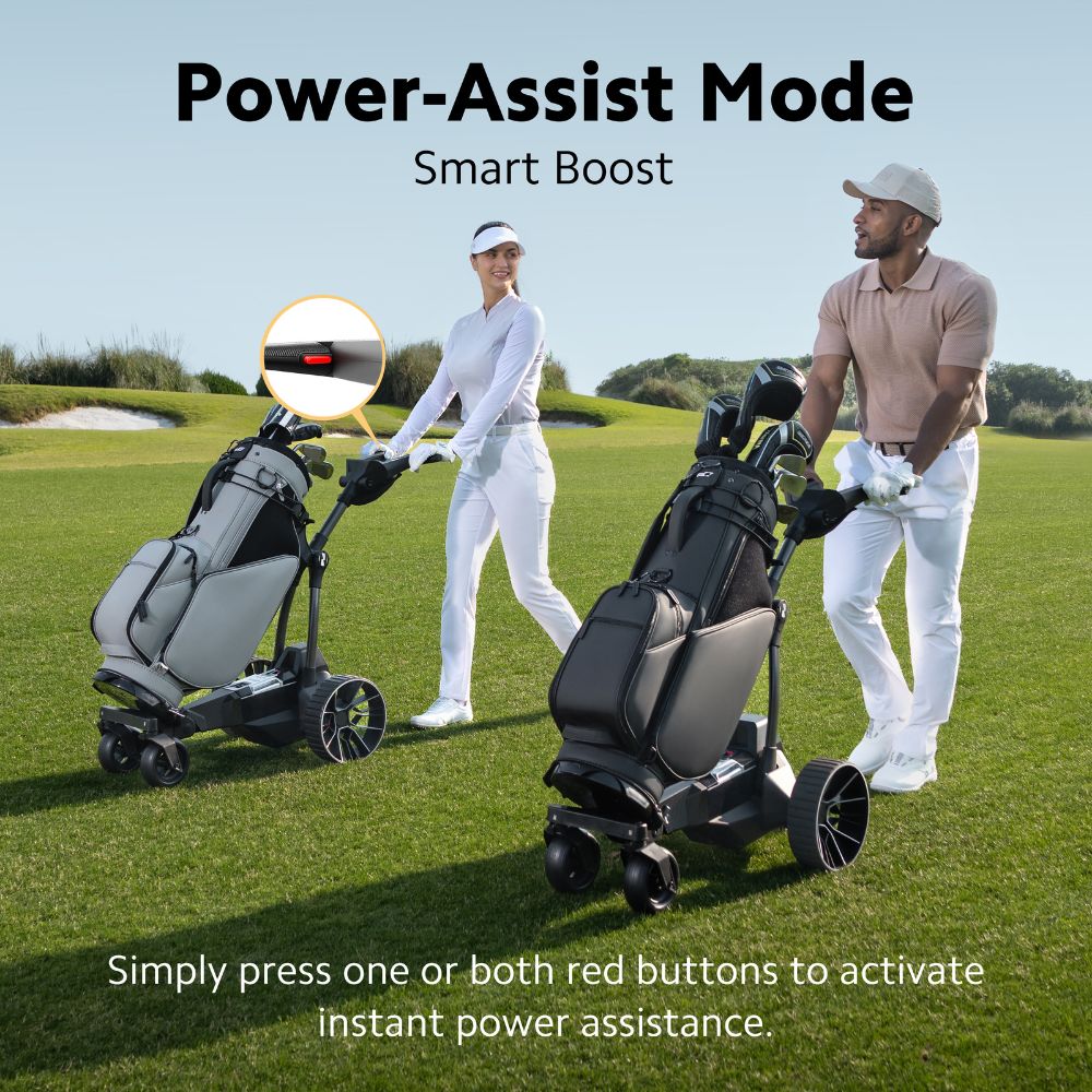 NAVEE Birdie 3X Electric Follow Golf Trolley - 36 Hole Battery - PREORDER