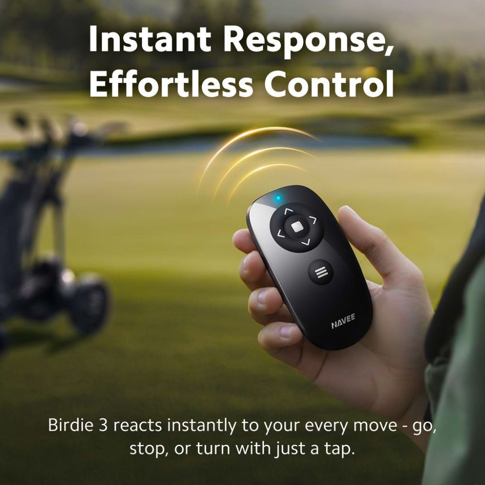 NAVEE Birdie 3 Electric Remote Control Golf Trolley - 36 Hole Battery
