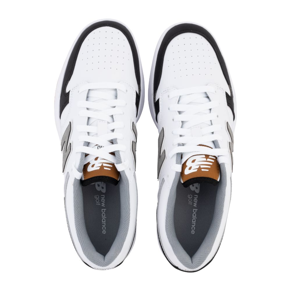New Balance Men's 480 Spikeless Golf Shoes 2026 - White / Black