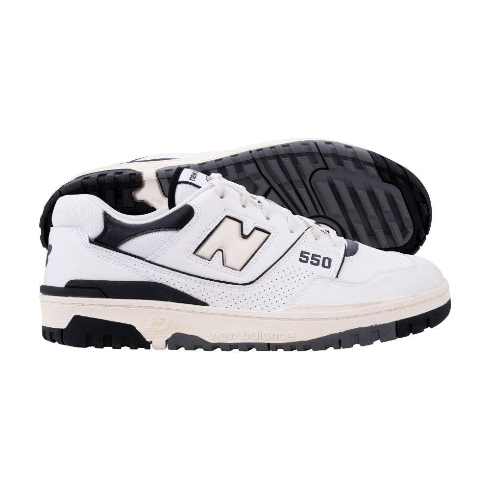 New Balance Men's 550 Spikeless Golf Shoes 2026 - White White 8