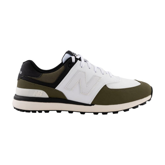 New Balance Men's 574 Greens V2 Spikeless Golf Shoes 2026 - Olive