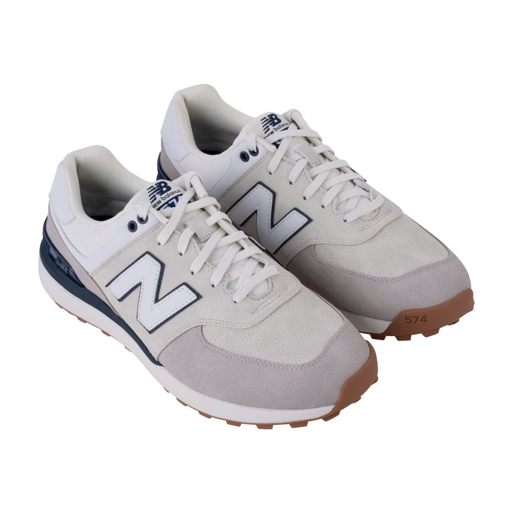 New Balance Men's 574 Greens V2 Spikeless Golf Shoes 2026 - Tan