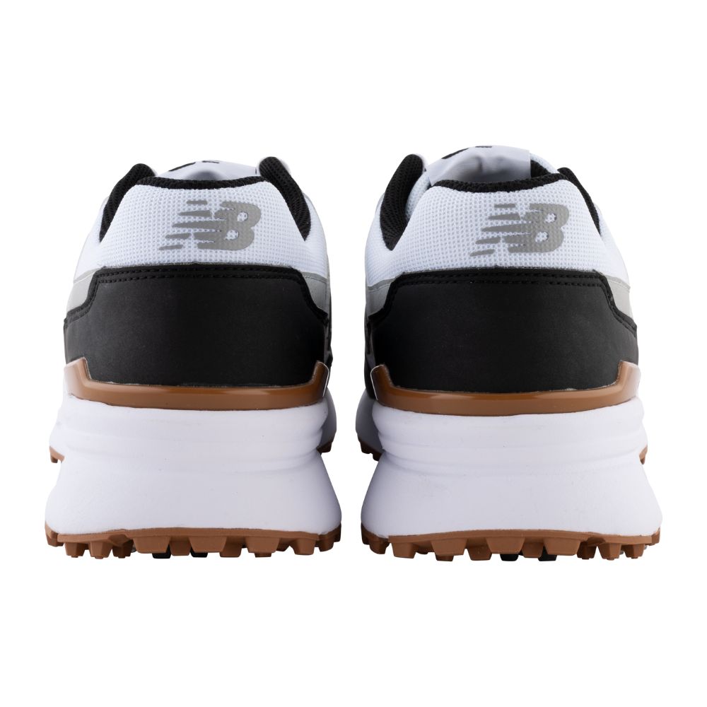 New Balance Men's 997 Spiked Golf Shoes 2026 - White / Black