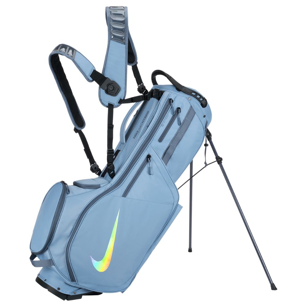 Nike Air Hybrid 2 Golf Stand Bag 2026 - DR5132-447 Work Blue / Diffused Blue / Multi Iridescent