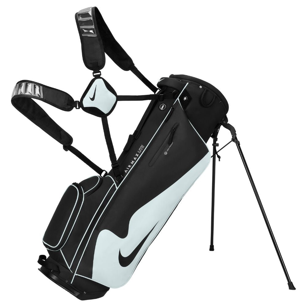 Nike Air Max Lite Golf Stand Bag 2026 - Black / Pure Platinum / Black